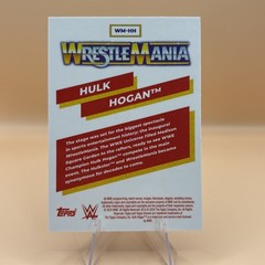 Topps 2025 Chrome WWE Wrestlemania Recall Hulk Hogan Red White & Blue /85