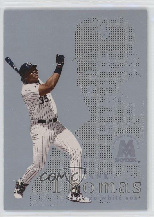 1999 Skybox Molten Metal Heavy Metal Fusion Frank Thomas #39F HOF 7xr