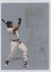 1999 Skybox Molten Metal Heavy Metal Fusion Frank Thomas #39F HOF 7xr