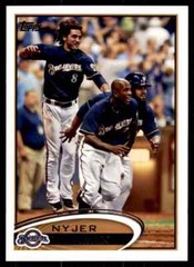 2012 Topps Nyjer Morgan #66 Milwaukee Brewers