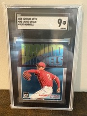 2018 Donruss Optic Shohei Ohtani Mound Marvels #MM3 SGC 9 RC