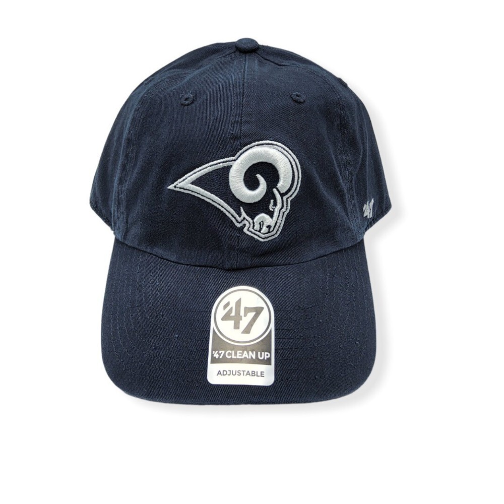 &rsquo;47 Los Angeles Rams Clean Up Navy Adjustable Strap Hat Dad Cap