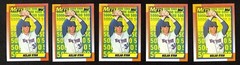1990 Topps #2 Nolan Ryan Mets 5ct Baseball Card Lot 1202E