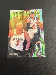Josh Hart 2025-26 Topps Chrome Update #F15-5 Fortune 15 New York Knicks