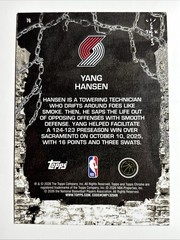 2025-26 Topps Chrome Cactus Jack – Yang Hansen #76 Refractor (RC)