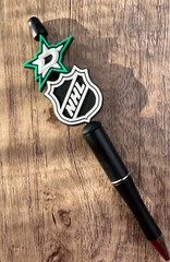 Handmade beaded pens. Hockey. Collect, gifts, gift basket filler, party