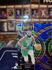 Jaylen Brown 2023-24 Select Blue Wave Prizm /75 Celtics