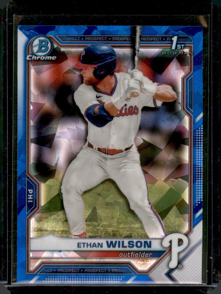 2021 Bowman Draft Sapphire Edition #BDC-140 Ethan Wilson