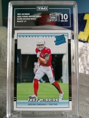 *1/1* Trey McBride 2022 Panini Instant Rated Rookie Retro Black TAG 10 Donruss