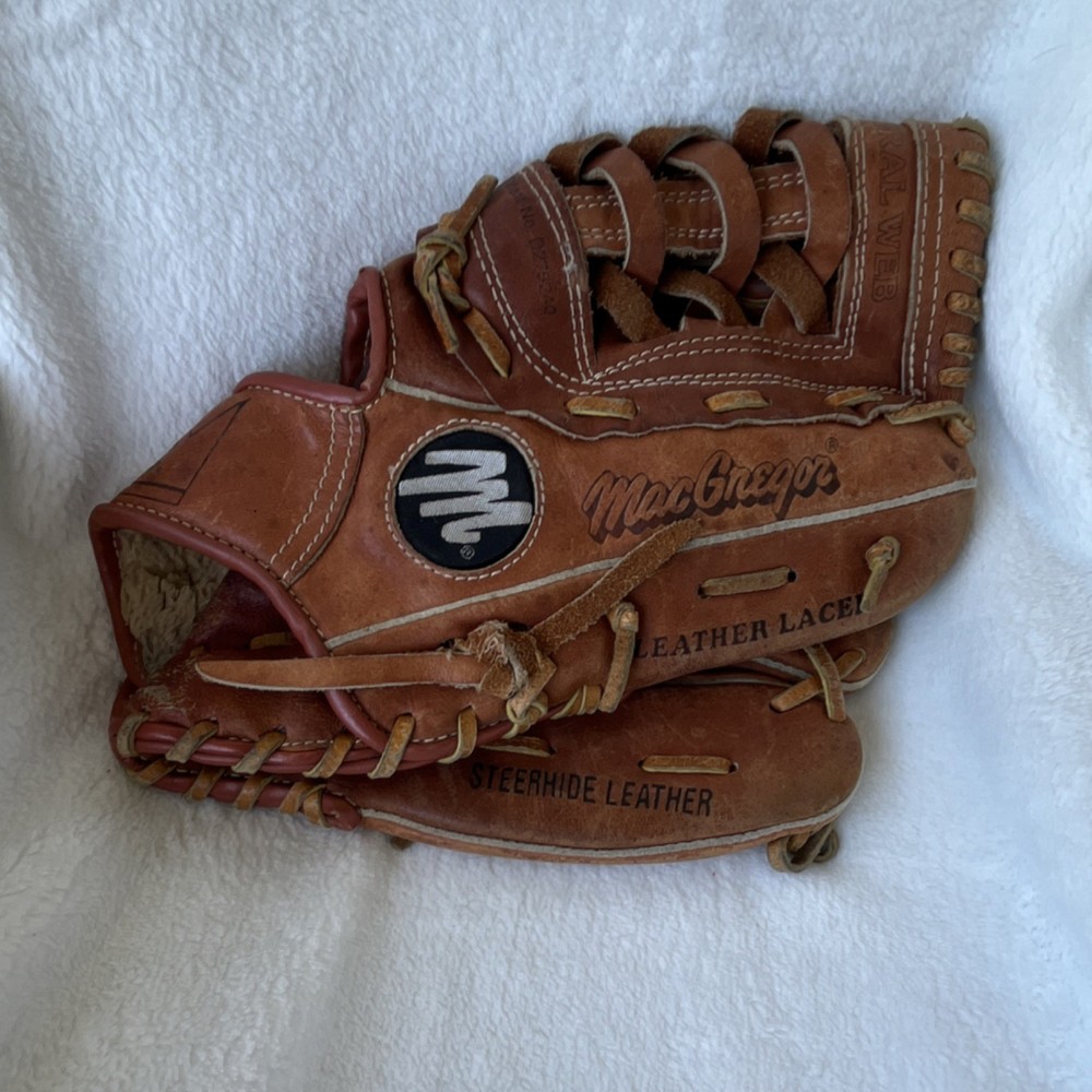 MacGregor Willie Randolph Steerhide Leather Vintage Baseball Glove Original