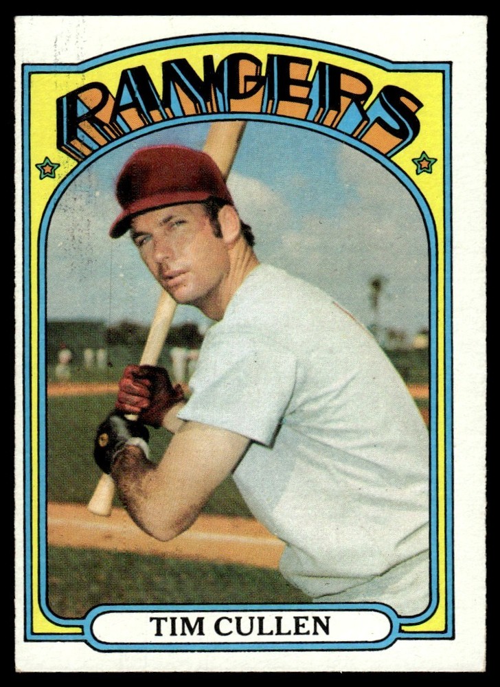 1972 Topps Tim Cullen Texas Rangers #461
