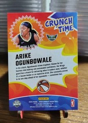 2025 Panini Donruss WNBA – Crunch Time Arike Ogunbowale #1 Green Fireworks /399