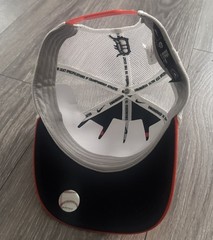 Detroit Tigers Nike Trucker Style SnapBack Adjustable Hat White,Orange Color
