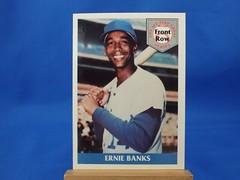 Ernie Banks Front Row 1992 Promo Promotional Card