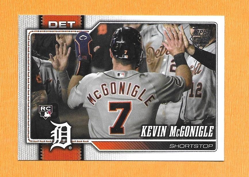 2026 TOPPS KEVIN McGONIGLE ROOKIE VARIATION FROM FACTORY SET DETROIT TIGERS