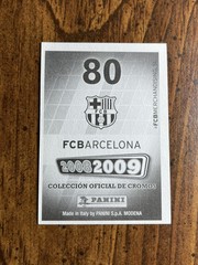 Yaya Toure • 2008-09 Panini Coleccion Autografo Sticker #80 • Barcelona 🇨🇮🐘⚽️