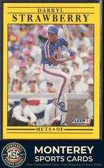 Darryl Strawberry 1991 Fleer #161 New York Mets
