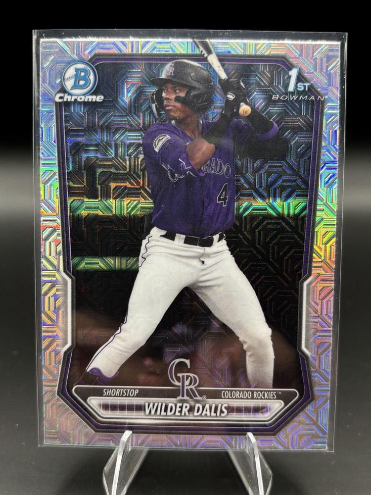 2026 Bowman – Chrome Prospects Wilder Dalis #BCP-150 Mojo Refractor (RC)