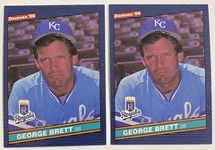 (11) GEORGE BRETT HOF 1982 Fleer Topps #201, 1983 Donruss 1987 Baseball Cards