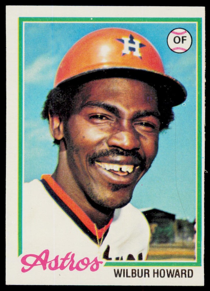1978 Topps Wilbur Howard 534 Houston Astros