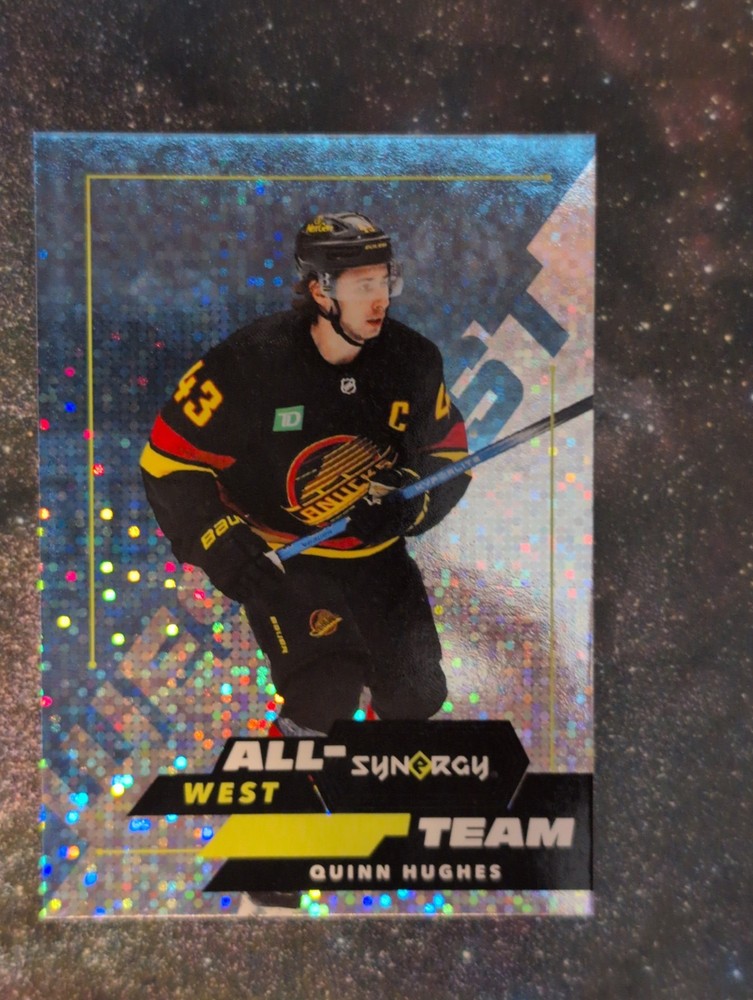 2024-25 Synergy All West Team Quinn Hughes Minnesota Wild As-4 Nhl Hockey Card