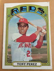 1972 Topps – #80 Tony Perez EXCELLENT Cincinnati Reds *B*