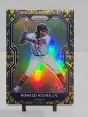 2021 Panini Prizm Baseball Ronald Acuna Jr. Snakeskin Prizm #28/50