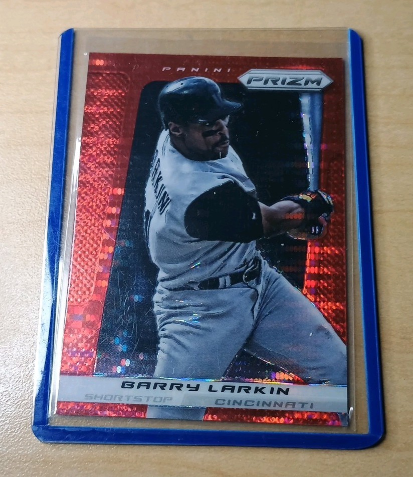 2013 Panini Prizm Barry Larkin Red Pulsar Reds