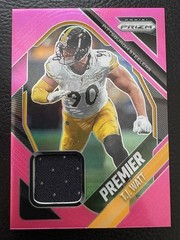 2025 Panini Prizm – Premier Jerseys T.J. Watt #PJY-TJW Pink Prizm (MEM)