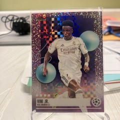 Vinicius Vini Jr 2025-26 Finest UCC Uncommon Purple Checkerboard /99 #306