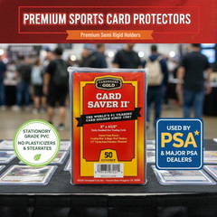 200 CBG Card Saver II / 2 New Improved Semi Rigid Baseball Trading Card Holders