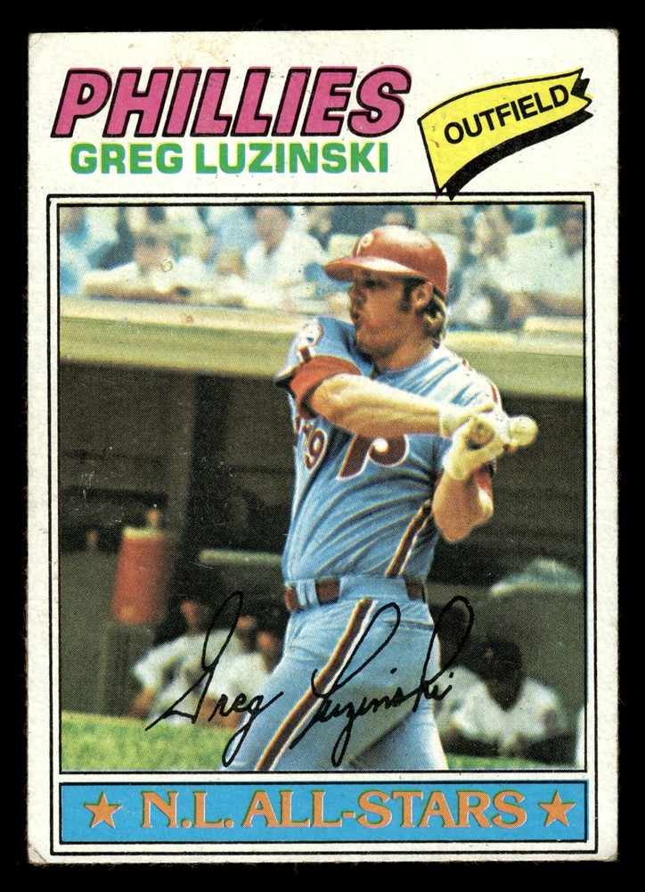 1977 Topps Greg Luzinski #30 – Philadelphia Phillies – VG