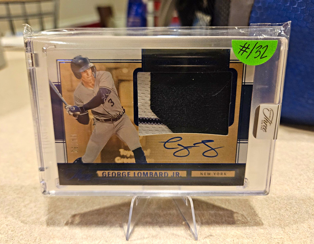 Panini 2025 Three and Two George Lombard Jr. Yankees Full Count Auto Patch /32