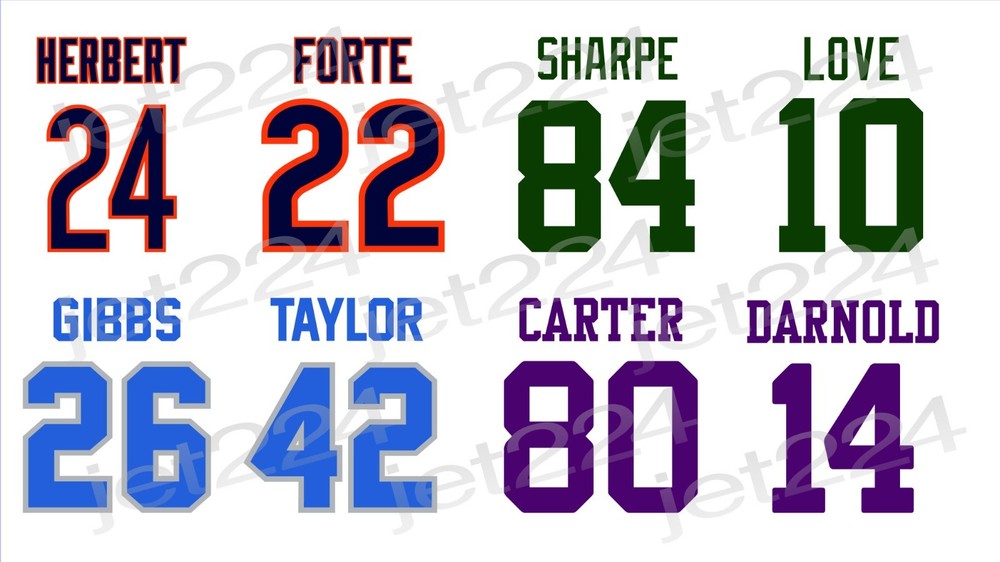 Football STICKER DECAL, any team, any player Packers Lions Bears Vikings