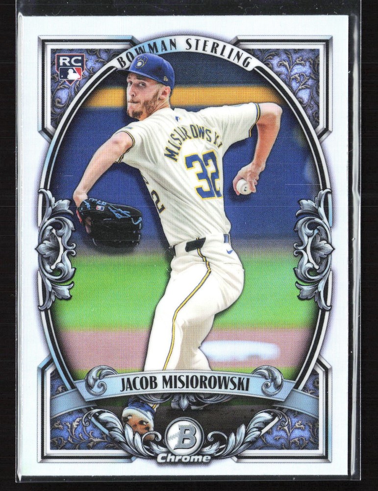 Jacob Misiorowski Bowman Sterling #BST-13 2026 Bowman Milwaukee Brewers