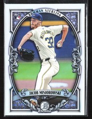 Jacob Misiorowski Bowman Sterling #BST-13 2026 Bowman Milwaukee Brewers
