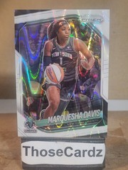 2025 Panini Prizm WNBA White Seismic Prizm #66 Marquesha Davis
