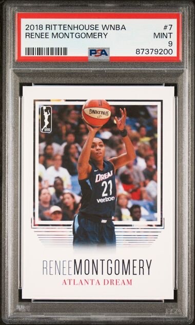 2018 Rittenhouse WNBA Renee Montgomery PSA 9 Atlanta Dream UCONN Huskies