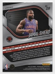 2024-25 Panini Prizm Black JAMAL SHEAD #210 Blue Shimmer Prizm Rookie /35