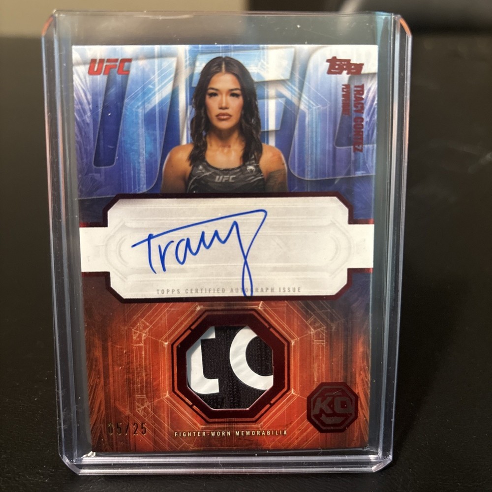 2026 Topps Knockout UFC Tracy Cortez Auto Patch Relic 05/25