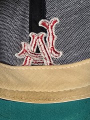 VTG American Needle Los Angeles Angels Fitted Hat 7 1/2 MLB Blue Wool Cap USA