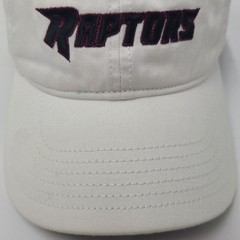 Toronto Raptors Hat Strapback Adidas White Black NBA Basketball Logo Casual Men
