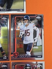 🟠🐻🔵 2025 TOPPS CHROME CHICAGO BEARS COMPLETE BASE TEAM SET (14 CARD LOT) 🐻