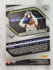 2025 WNBA Prizm-Arike Ogunbowale-Logo/White Seismic/Ice/Base Prizms-Lot of 4