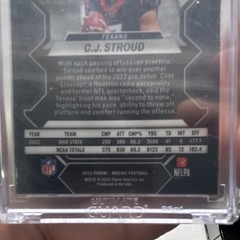 Panini 2023 Mosaic Football C.J. Stroud Rookie #292 Green Mosaic Prizm Texans