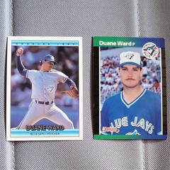 Donruss Duane Ward Toronto Blue Jays 2-Card Lot 1989 & 1992 #543 #308