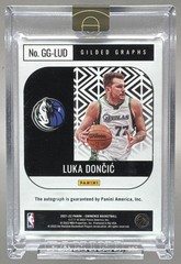 Luka Doncic 2021 Panini Eminence #GG-LUD Gilded Graphs Auto 1/10
