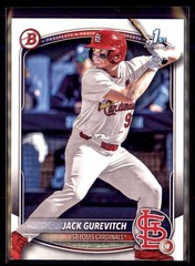 2025 Bowman Draft Paper 1st Jack Gurevitch Cardinals BD-150 5 card lot