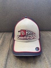 St. Louis Cardinals Hat Cap Fitted One Size MLB Baseball Champions New Era