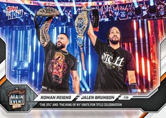 *PRE SALE* Roman Reigns / Jalen Brunson – 2026 WWE Topps NOW® – Card 73
